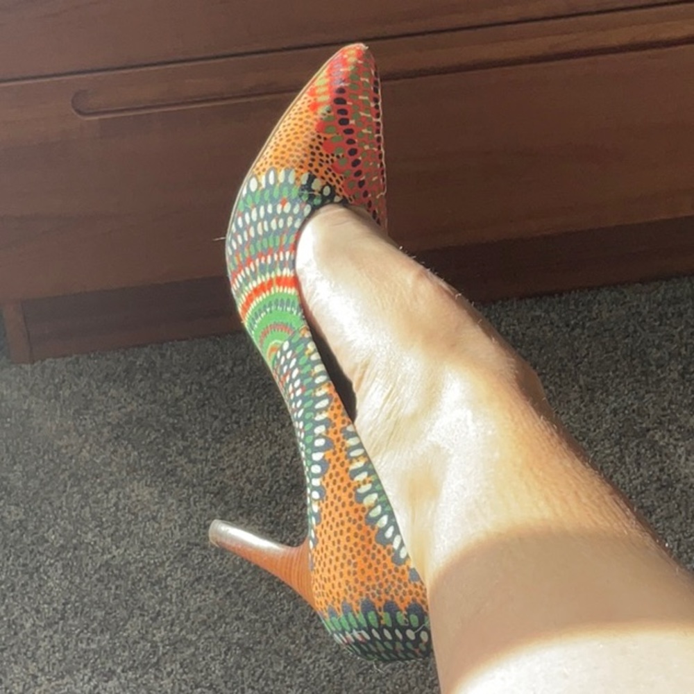 Nine West patterned shoes